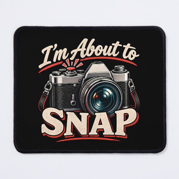 Item preview, I'm About To Snap Funny Film Camera Photography Pun Retro designed and sold by Photo-Sphere101.
