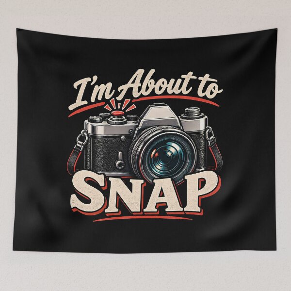 Item preview, I'm About To Snap Funny Film Camera Photography Pun Retro designed and sold by Photo-Sphere101.