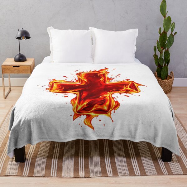 Artikelvorschau, Fiery Red Plus Sign – Bold Burning Love Symbol entworfen und verkauft von UrbanStatic.