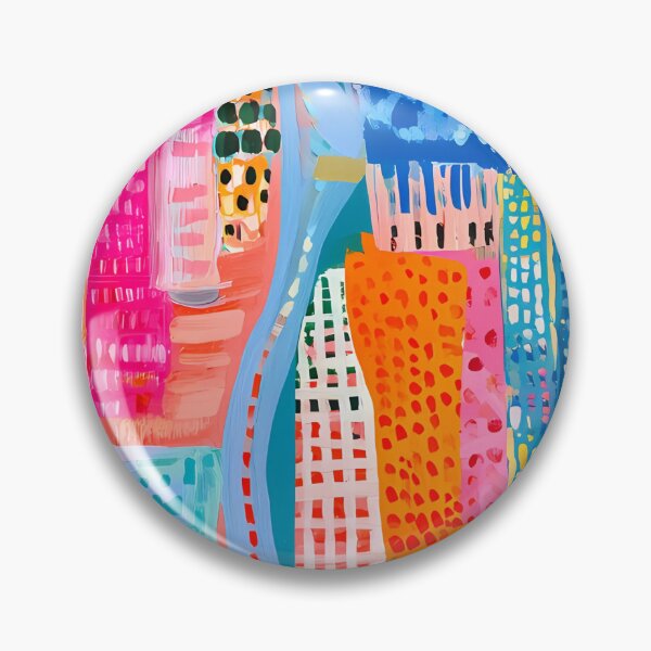 Item preview, Neon Tokyo — Abstract Cityscape Pop | Hashola Designs designed and sold by Hashola Designs.