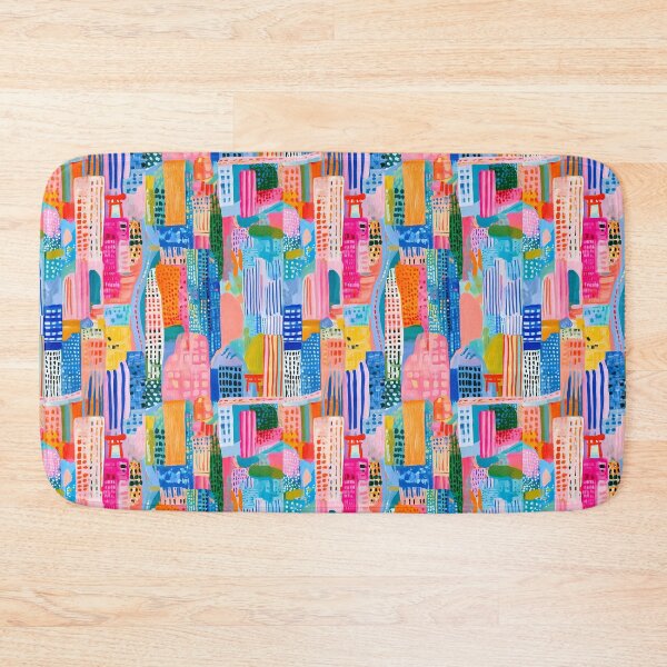 Item preview, Neon Tokyo — Abstract Cityscape Pop | Hashola Designs designed and sold by Hashola Designs.