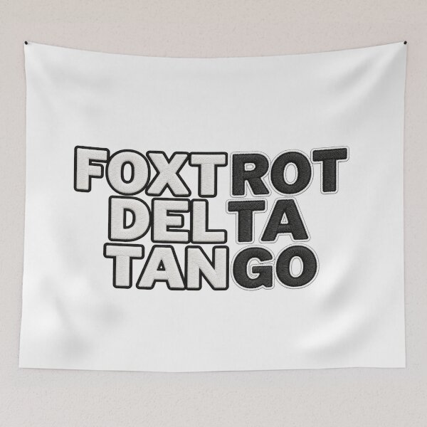 Item preview, Foxtrot Delta Tango (FDT) Bold Lettering designed and sold by ArtDesignTp.