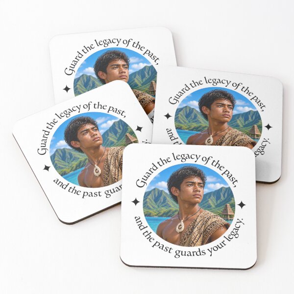Item preview, Polynesian Heritage Proverb - Guard the legacy of the past | Pacific Art designed and sold by ShakaLife.org.