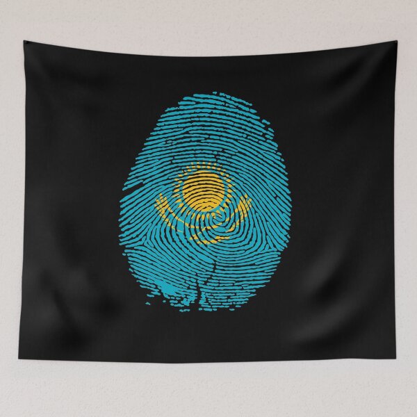 Artikelvorschau, Kazakhstan Flag National Pride Design entworfen und verkauft von Azeecreate009.