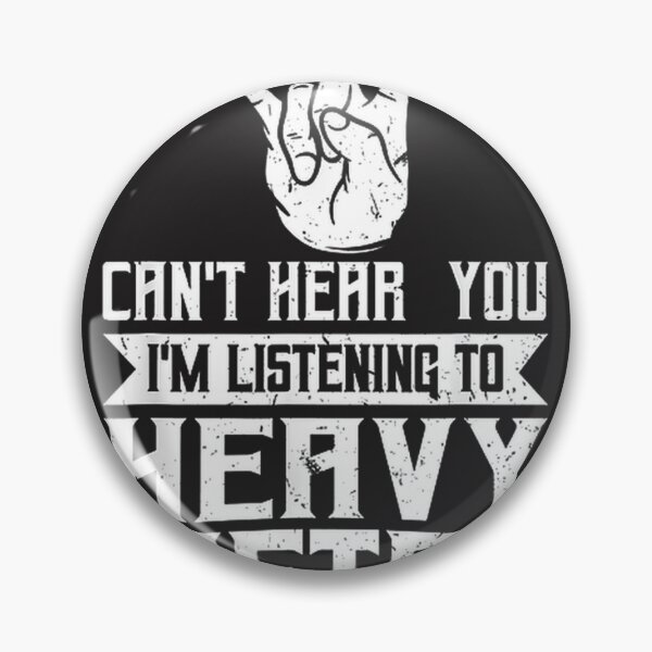 Item preview, I'm Listening to Heavy Metal Music Graphic Design for Fans designed and sold by godondiet.