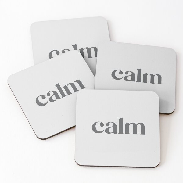 Item preview, Calm – Minimalist Mindfulness Typography designed and sold by Jollys-ArtShop.