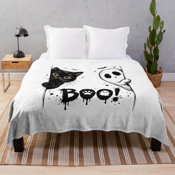 Item preview, Boo Peekaboo Black Cat Halloween Funny Spooky Cat designed and sold by gear-posters.