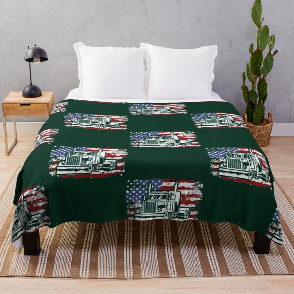 Item preview, Truck American Flag Trucker Truck Active  designed and sold by Sakurabyfoco.