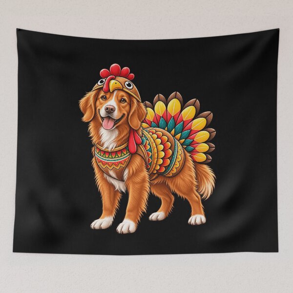 Item preview, Funny Nova Scotia Duck Tolling Retriever Turkey Costume Thanksgiving Dog Lover designed and sold by rafaeltto.
