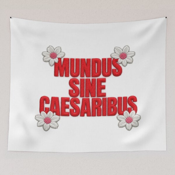 Item preview, Latin Phrase Mundus Sine Caesaribus designed and sold by ArtDesignTp.