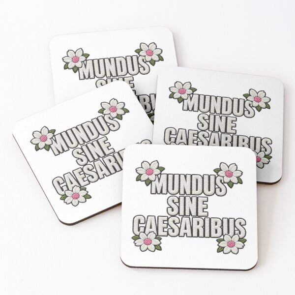 Aperçu de l'œuvre Mundus Sine Caesaribus Prononciation latine créée et vendue par ArtDesignTp.
