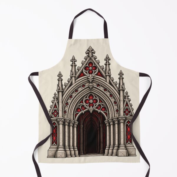 Item preview, Gothic Cathedral Entrance – Crimson Dark Architecture designed and sold by MetaModel Editions.