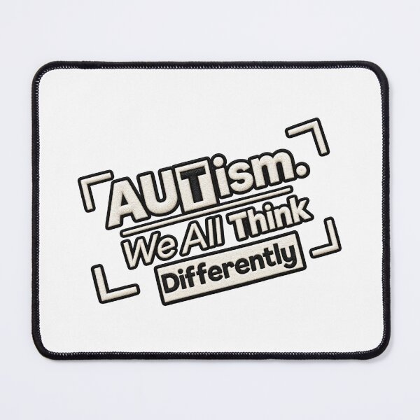 Item preview, We All Think Differently Autism Acceptance designed and sold by ArtDesignTp.
