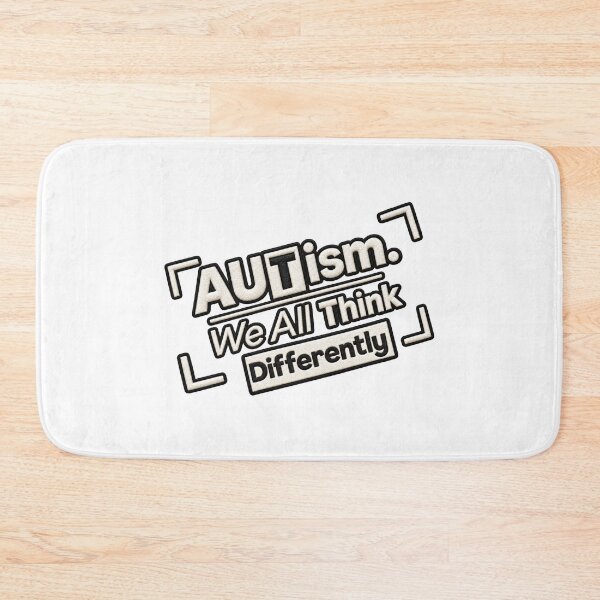 Item preview, We All Think Differently Autism Acceptance designed and sold by ArtDesignTp.