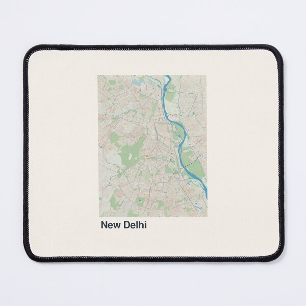 Item preview, New Delhi Minimalistic Map Art designed and sold by MapsNerd.
