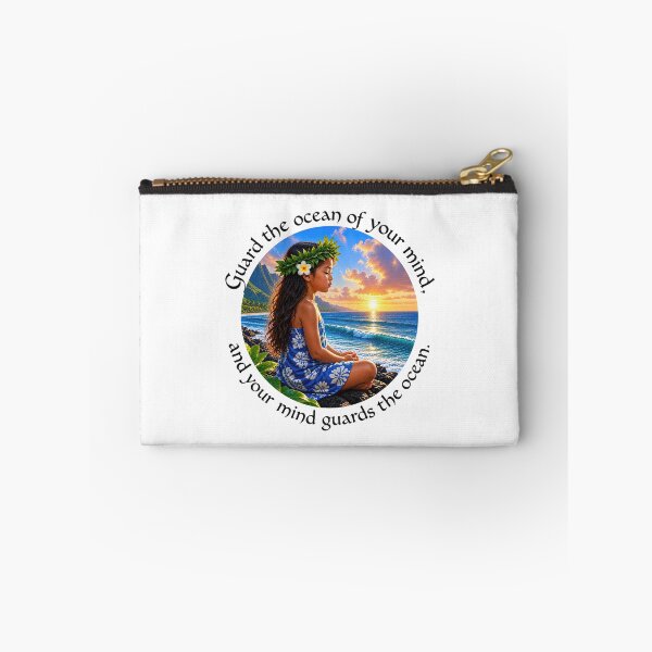 Item preview,  Polynesian Resilience Proverb - Guard the ocean of your mind | Pacific Art designed and sold by ShakaLife.org.