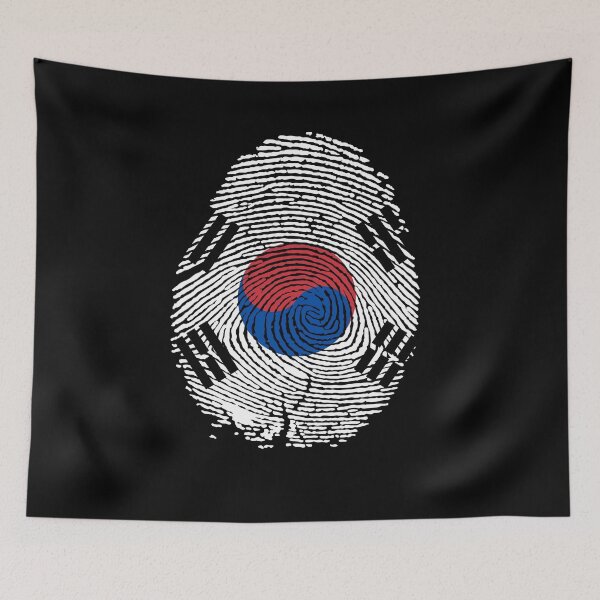 Aperçu de l'œuvre South Korea Flag Korean Pride Design créée et vendue par Azeecreate009.