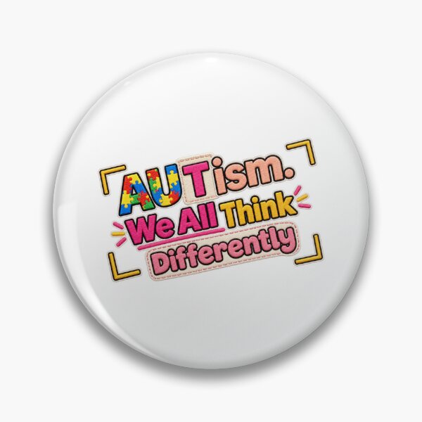 Item preview, Autism Awareness We All Think Differently designed and sold by ArtDesignTp.