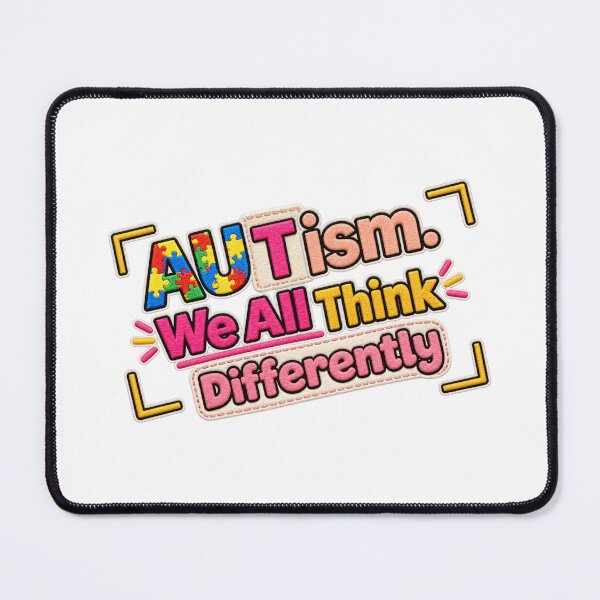 Item preview, Autism Awareness We All Think Differently designed and sold by ArtDesignTp.