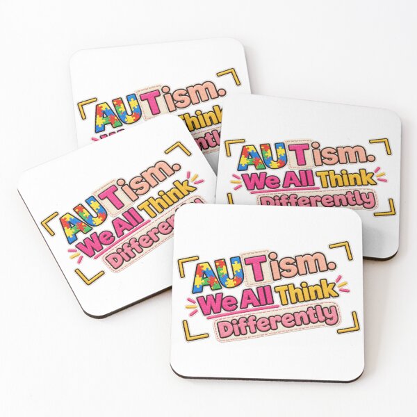 Item preview, Autism Awareness We All Think Differently designed and sold by ArtDesignTp.