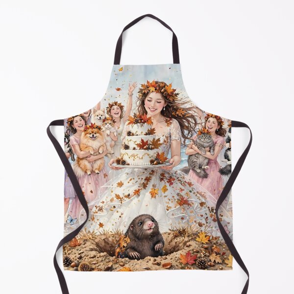 Item preview, Autumn Beach Wedding Party with Pets designed and sold by m-y-A-I-A-R-T-.