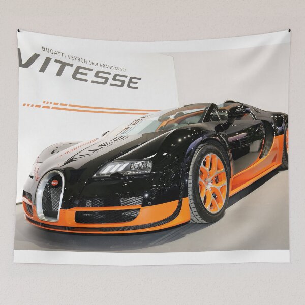 Artikelvorschau, Bugatti Veyron Grand Sport Vitesse Record Roadster, Baujahr 2013 entworfen und verkauft von Peter Kraaibeek Art Gallery.
