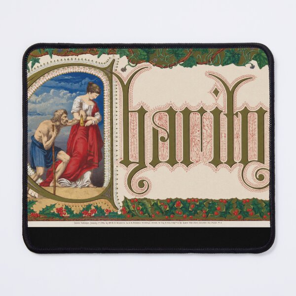 Item preview, Charity Illuminated Initial Letter designed and sold by artofuniverse.