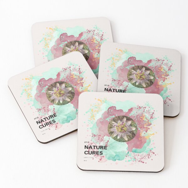 Item preview, Copy of "Nature Cures" Passion Flower Mburucuyá Watercolor Art designed and sold by Liberarteprint.