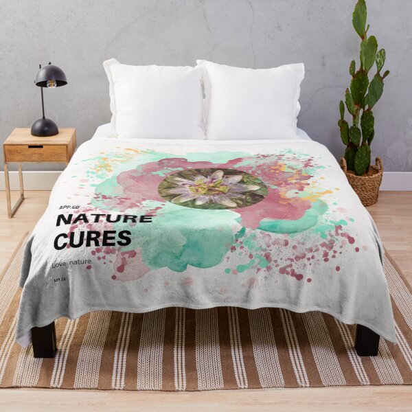 Item preview, Copy of "Nature Cures" Passion Flower Mburucuyá Watercolor Art designed and sold by Liberarteprint.
