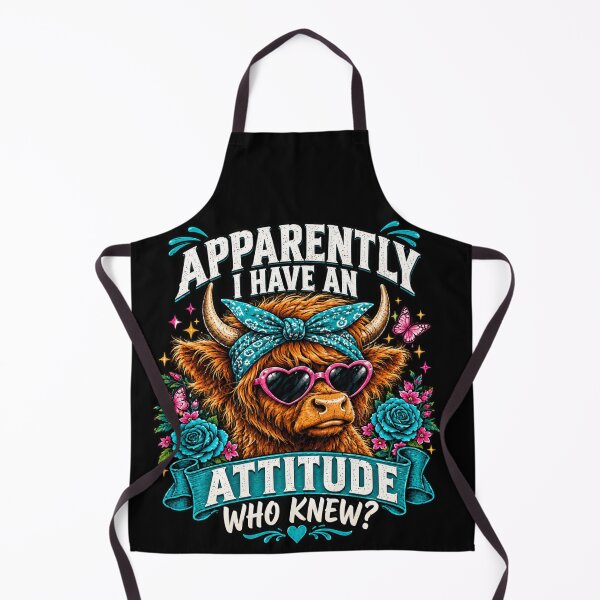 Item preview, Apparently i have an attitude who knew ? designed and sold by Kyzed.