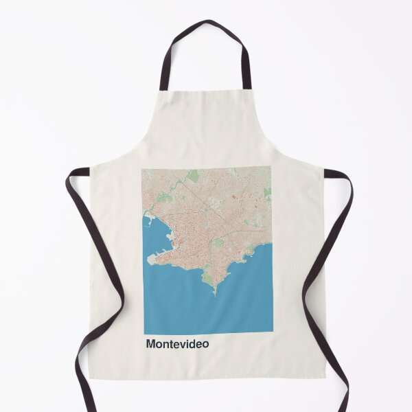 Item preview, Mapa minimalista de Montevideo designed and sold by MapsNerd.