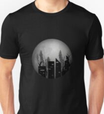Moon Planet Earth Anet Slim Fit T-Shirt
