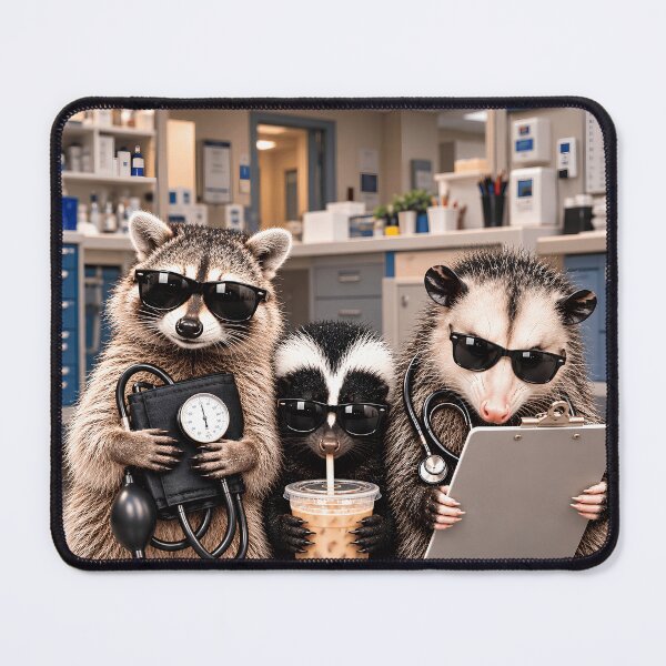 Item preview, Support Your Local CNAs Cute Animal Healthcare Humor designed and sold by VGAfanatic.