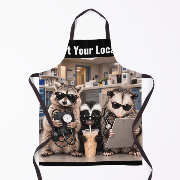 Item preview, Support Your Local CNAs Cute Animal Healthcare Humor designed and sold by VGAfanatic.