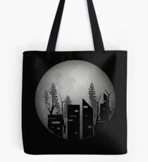 Moon Planet Earth Anet Tote Bag