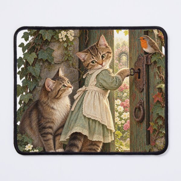 Item preview, Hidden Garden Door Cat Story designed and sold by Ocelot-T.