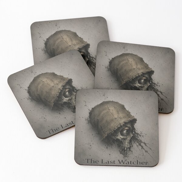 Item preview, The Last Watcher – Dark Surreal Skull Art designed and sold by simplehcity.