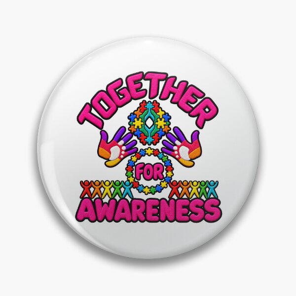 Item preview, Together For Awareness Autism Acceptance designed and sold by ArtDesignTp.