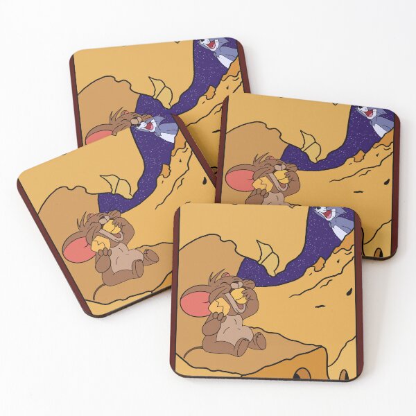 Item preview, Tom and Jerry Inspired 'The Moon' Retro Cartoon Tarot Card Print designed and sold by duckindoodle.