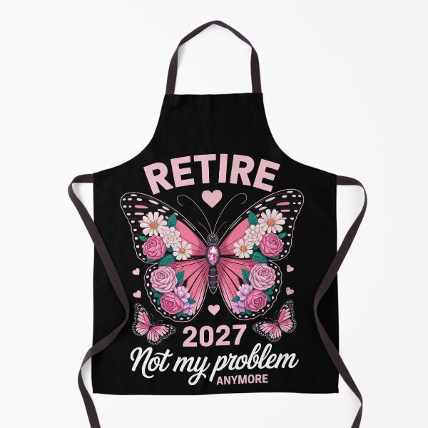 Item preview, Retire 2027 Not My Problem Anymore – Floral Butterfly Art designed and sold by jkrphoto.