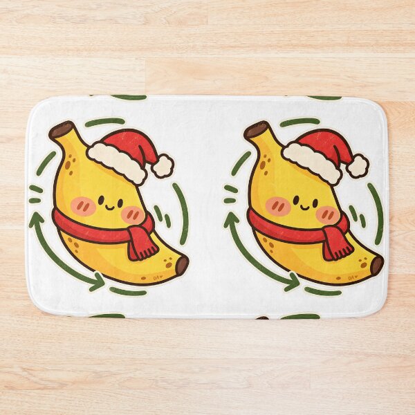 Item preview, Cute Christmas Banana Santa Hat Kawaii Holiday T-Shirt designed and sold by DesignArtist.ia.