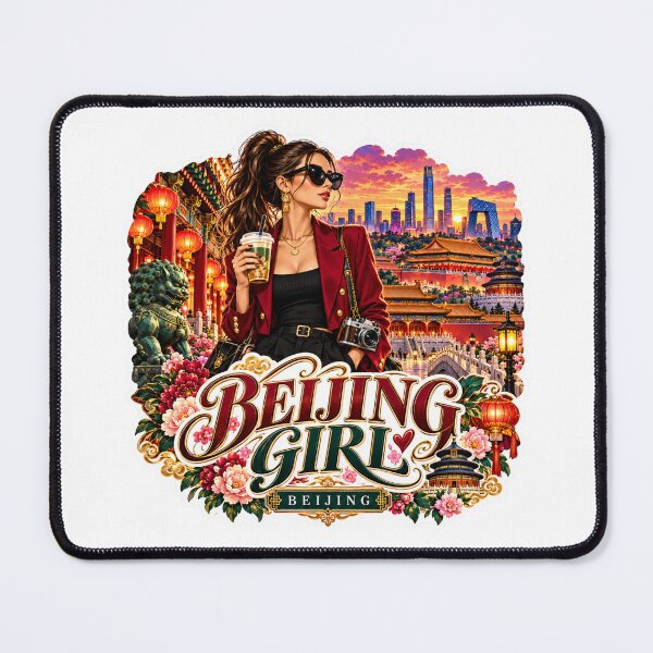 Item preview, Beijing Girl China Travel Art designed and sold by lorand-designs.
