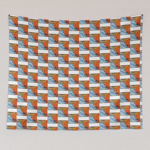 Item preview, Elemental Contrast of Water and Fire Artistic Design designed and sold by SellingSTH.