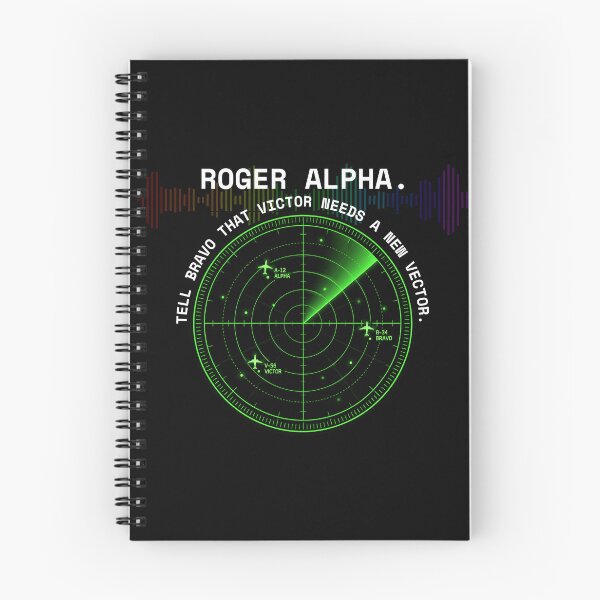 Artikelvorschau, Lustiges ATC-Funkrufzeichen – Roger Alpha Vector Victor Pilot entworfen und verkauft von littleblued.