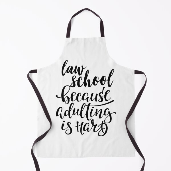 Item preview, Law School Humor Design - Because Adulting Is Hard Funny Quote designed and sold by onceminimalism.