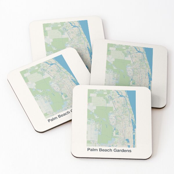 Item preview, Palm Beach Gardens Minimalistic Map Art designed and sold by MapsNerd.