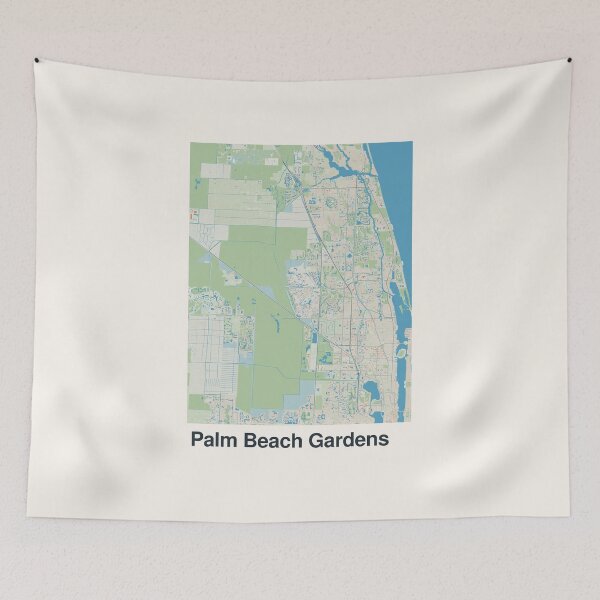 Item preview, Palm Beach Gardens Minimalistic Map Art designed and sold by MapsNerd.