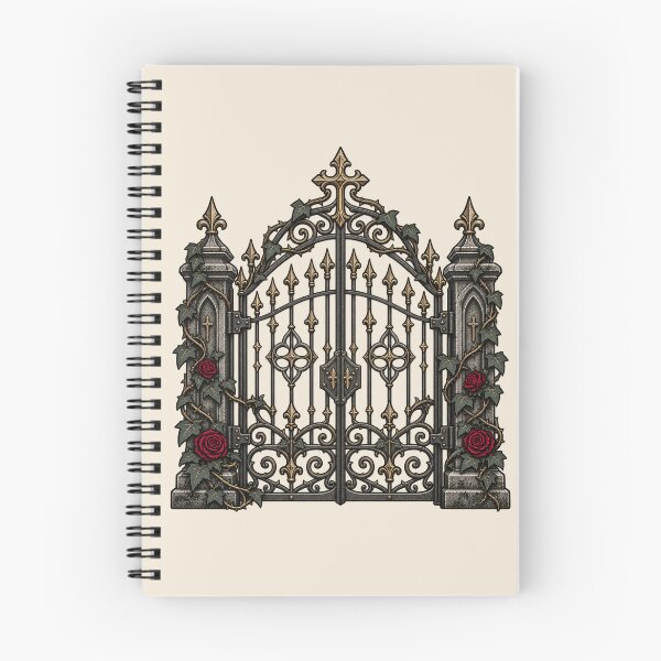 Item preview, Gothic Cemetery Gate – Crimson Rose Graveyard designed and sold by MetaModel Editions.