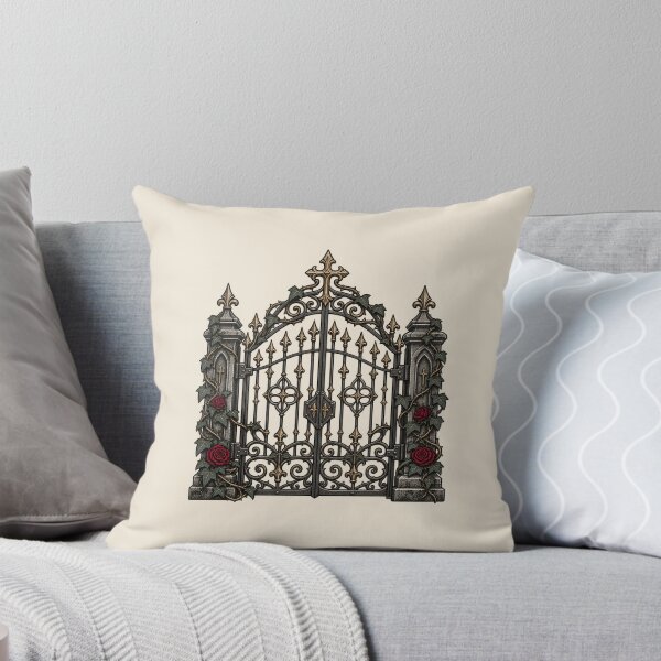 Item preview, Gothic Cemetery Gate – Crimson Rose Graveyard designed and sold by MetaModel Editions.