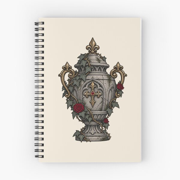 Item preview, Gothic Funeral Urn – Crimson Rose Memorial designed and sold by MetaModel Editions.